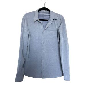 Lululemon - Mens Buttondown Stretch Shirt - Blue